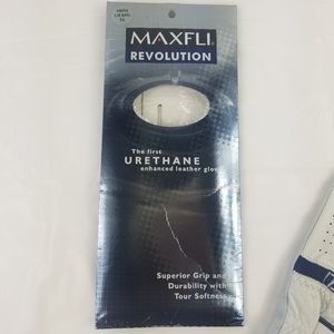 - Maxfli revolution golf glove left hand Xl urethane leather